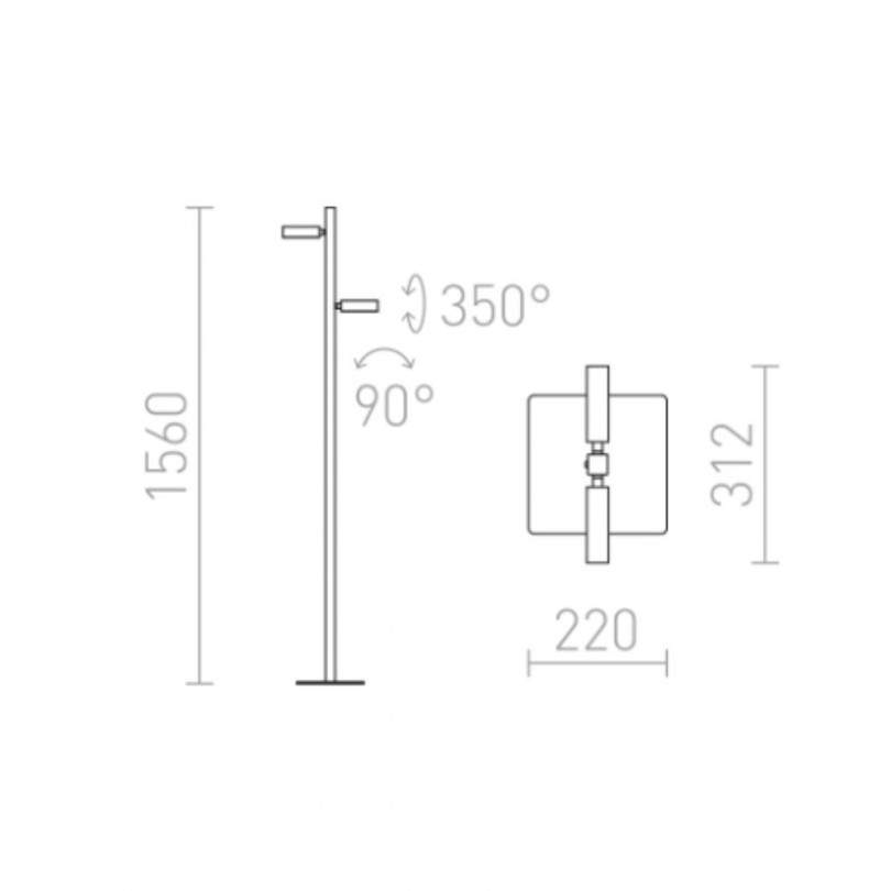 Lampada da terra FADO - Rendl light Lampada da terra FADO - Rendl light