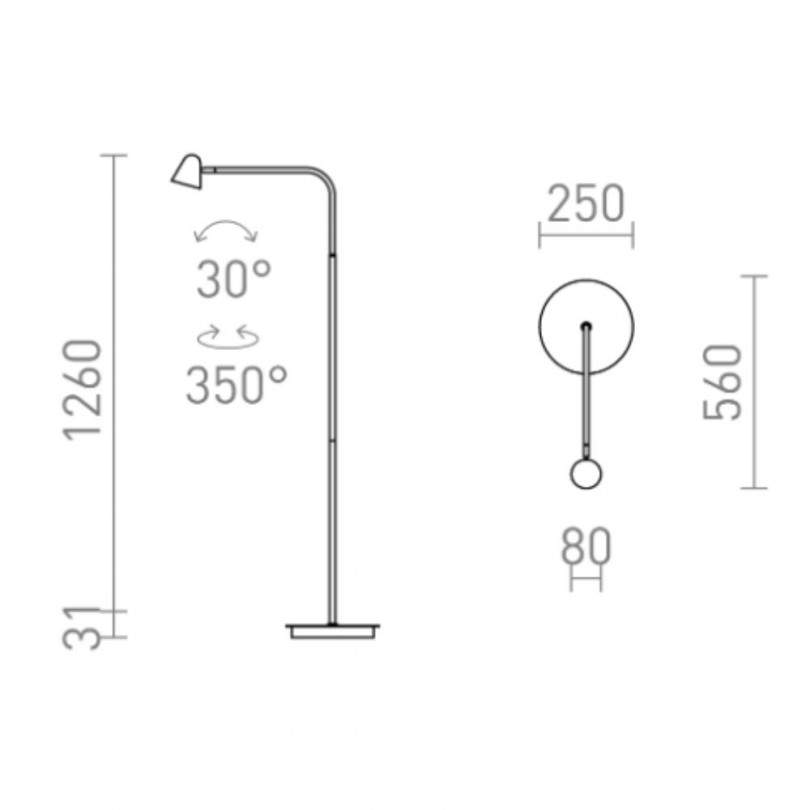 Lampada da terra STIG - Rendl light