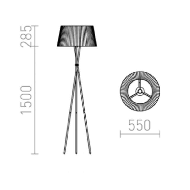 Lampada da terra BOULOGNE - Rendl light