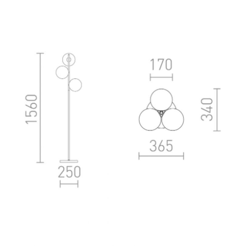 Lampada da terra ETHERIA - Rendl light Lampada da terra ETHERIA - Rendl light