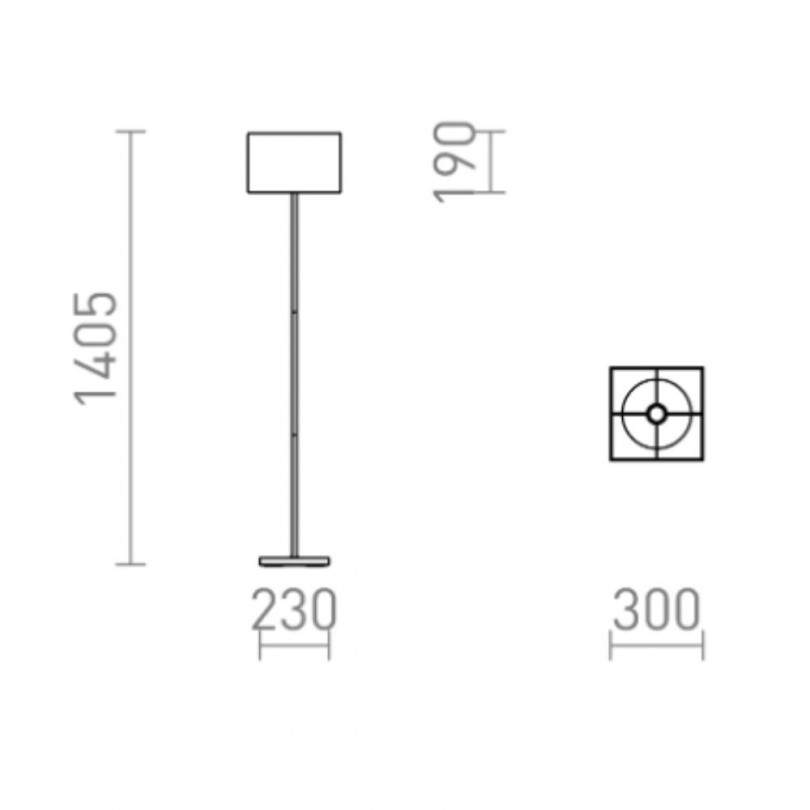 Lampada da terra NYC/ TEMPO - Rendl...