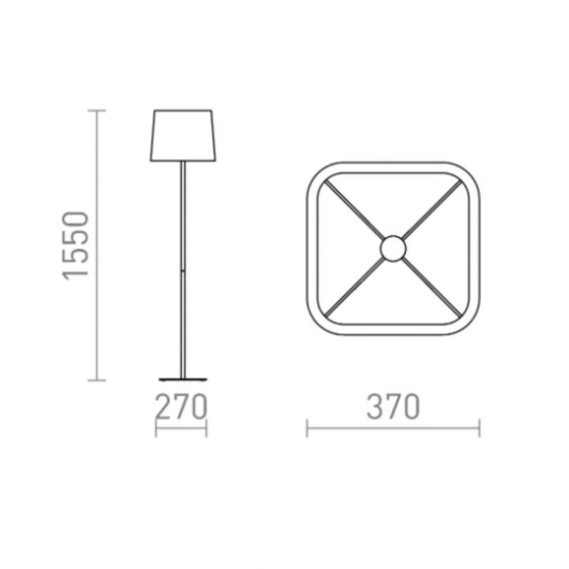 Lampada da terra PERTH - Rendl light Lampada da terra PERTH - Rendl light