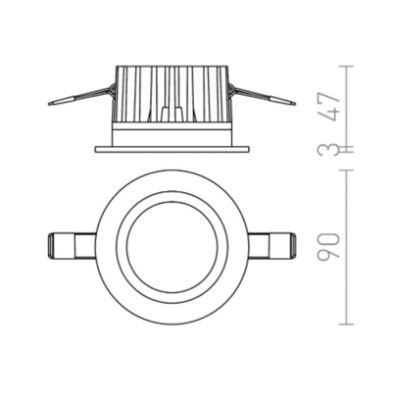 Faretto TOLEDO - Rendl light