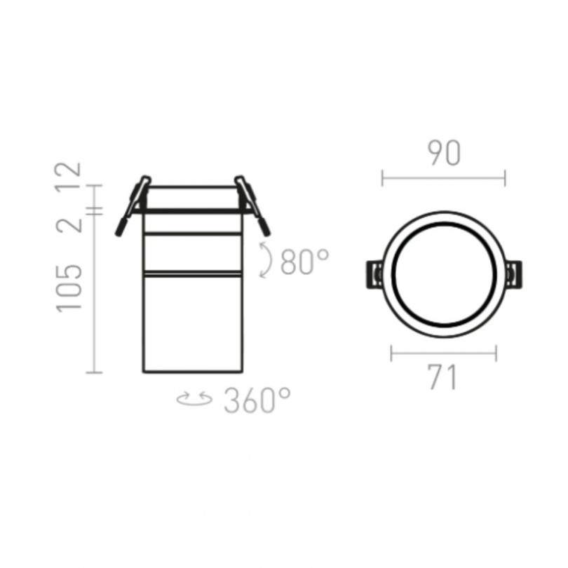 Faretto AUGUSTA - Rendl light
