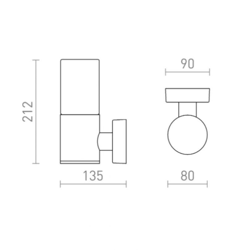 Lampada a parete QUINN - Rendl light Lampada a parete QUINN - Rendl light