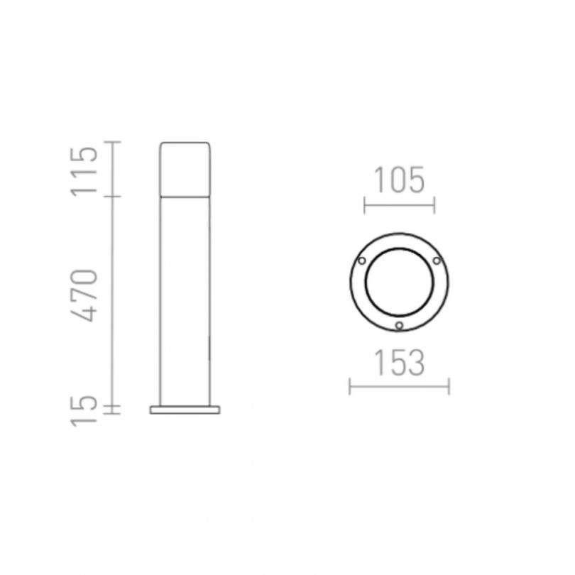 Lampada da terra QUINN - Rendl light