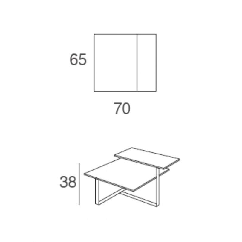Tavolino SCACCO MATTO - Maconi