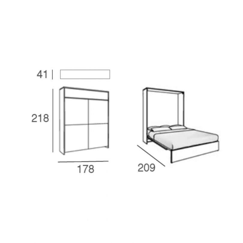 Mobile letto MATRIMONIALE ART. N09 -...