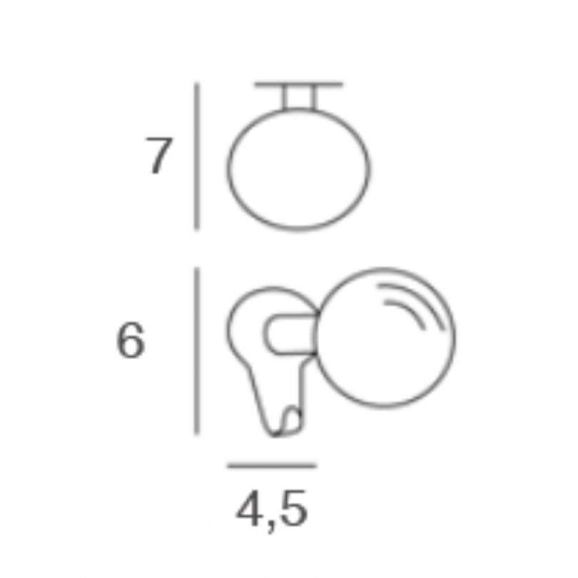 Appendiabiti a parete CARAMBOLA - Maconi