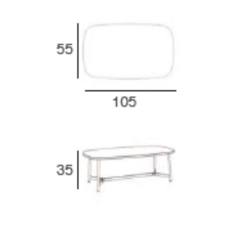Tavolino MILORD ART.1040 - MACONI Tavolino MILORD ART.1040 - MACONI