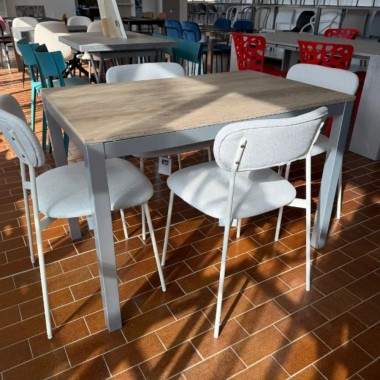 Set 4 sedie INKA bianca -... 2