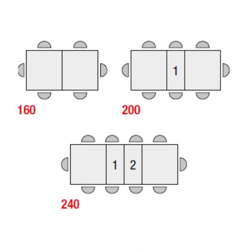 Tavolo Allungabile MILANO - Casa Florida