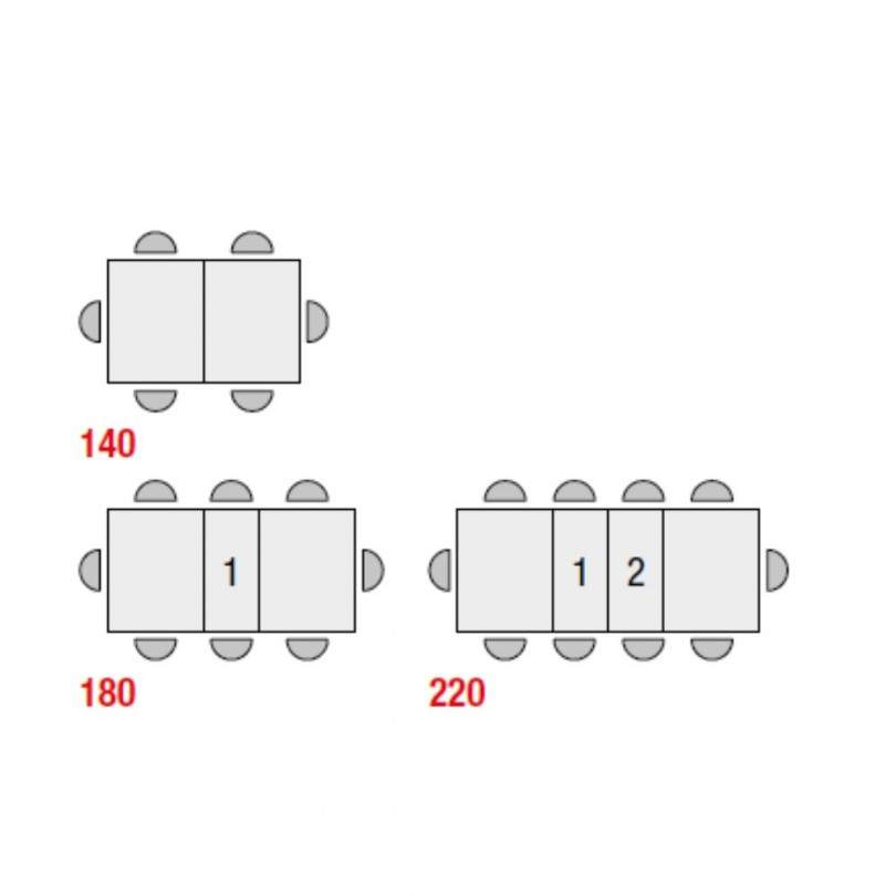 Tavolo Allungabile AMALFI - Casa Florida