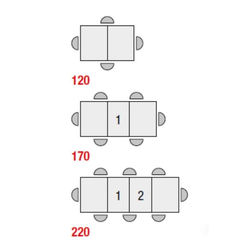 Tavolo Trasformabile ROMA - Casa Florida