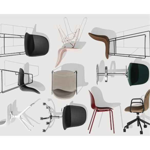 SGABELLO ACADEMY ART. CB/1674 - CONNUBIA SGABELLO ACADEMY ART. CB/1674 - CONNUBIA