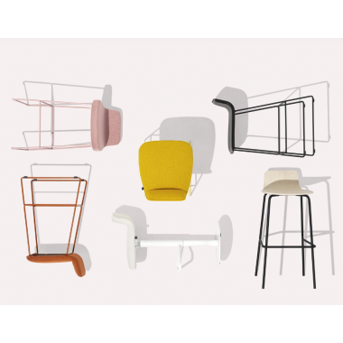 SGABELLO RILEY ART. CB/2110 - CONNUBIA 2